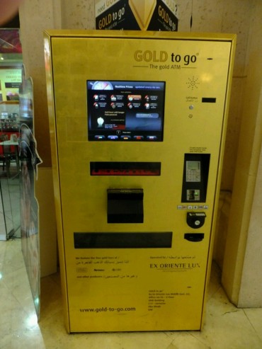 Gold kann man am Automaten kaufen